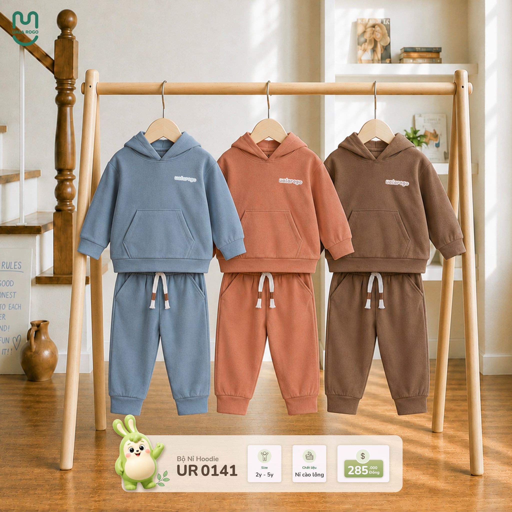  Bộ nỉ Hoodie UR 0141 