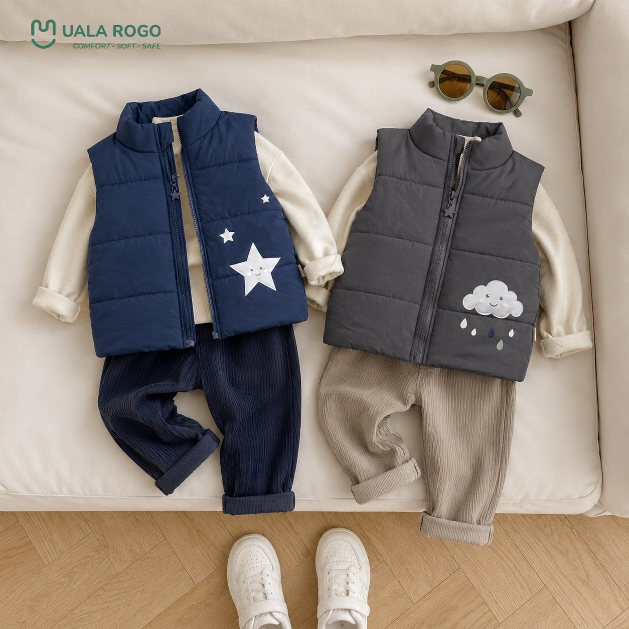  Áo gile chần bông UR 818 