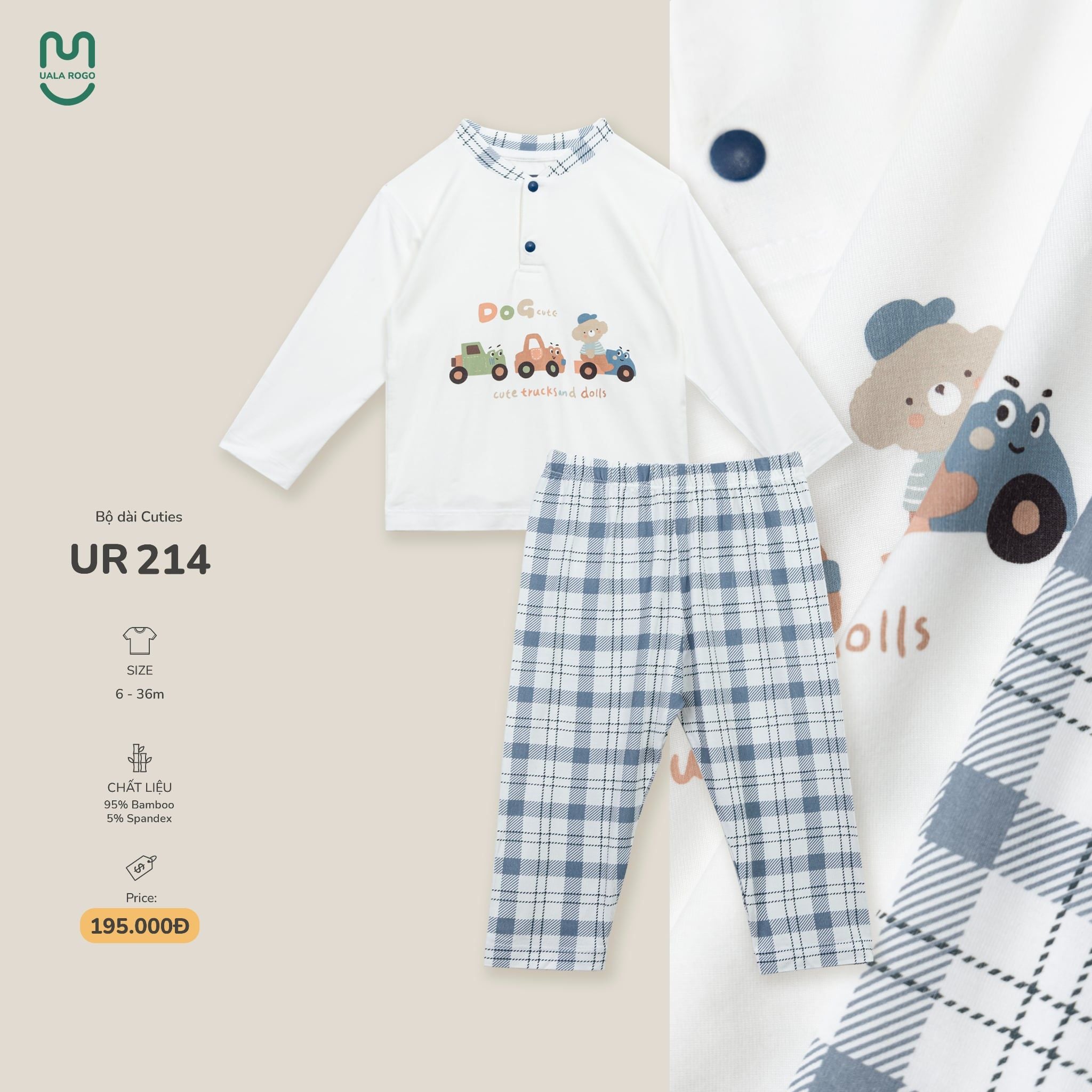  Bộ dài cuties UR 214 