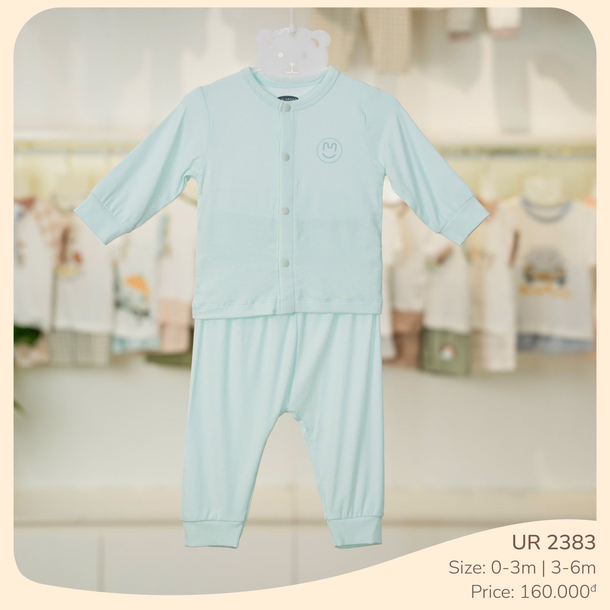  Bộ Dài Tay Sơ Sinh 2383 