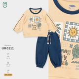  Bộ dài bé trai Nỉ da cá UR 0111 