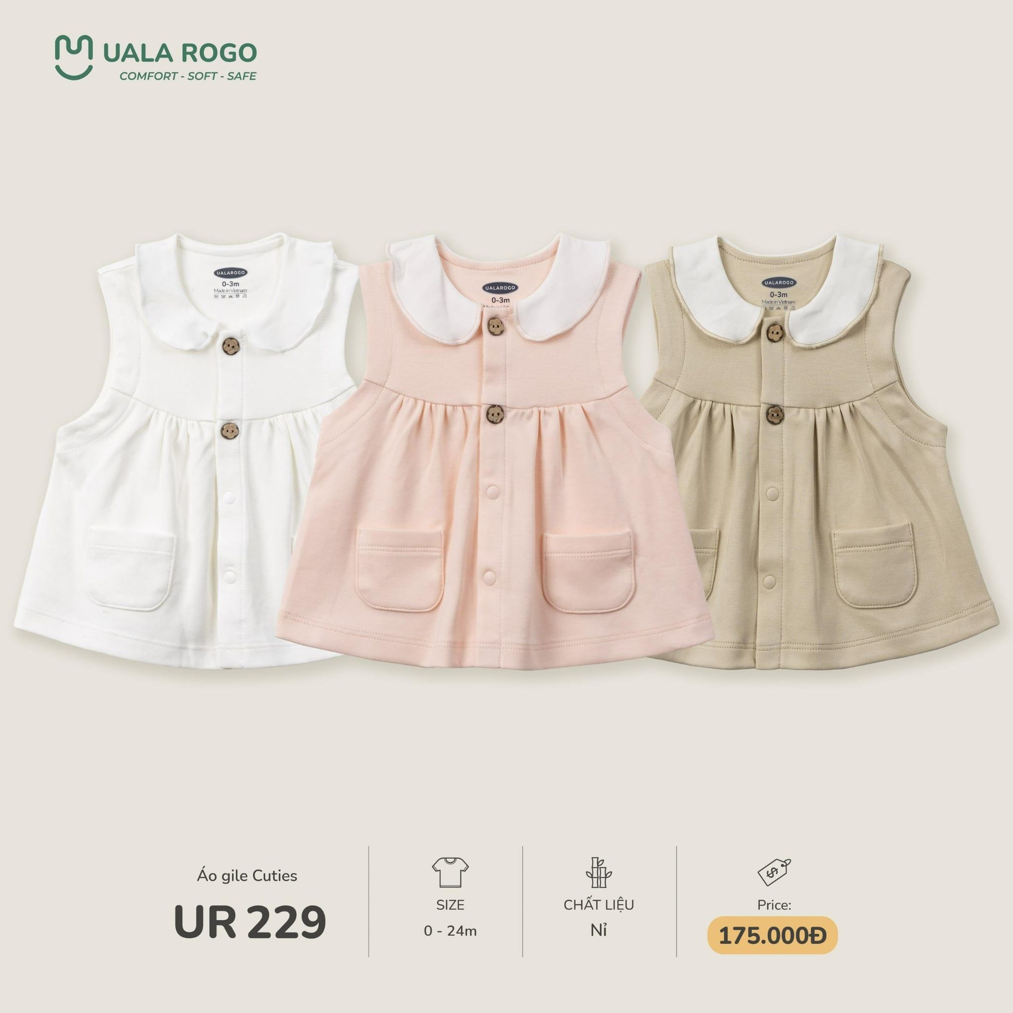  Áo gile cuties UR 229 