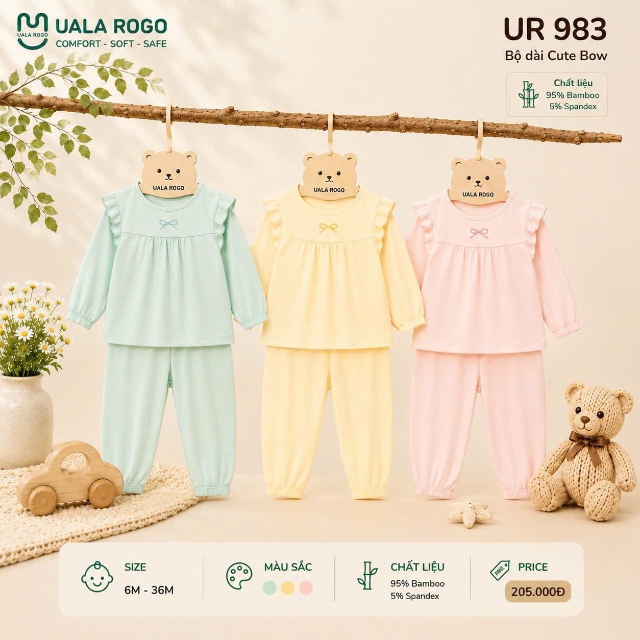  Bộ dài cute bow UR 983 