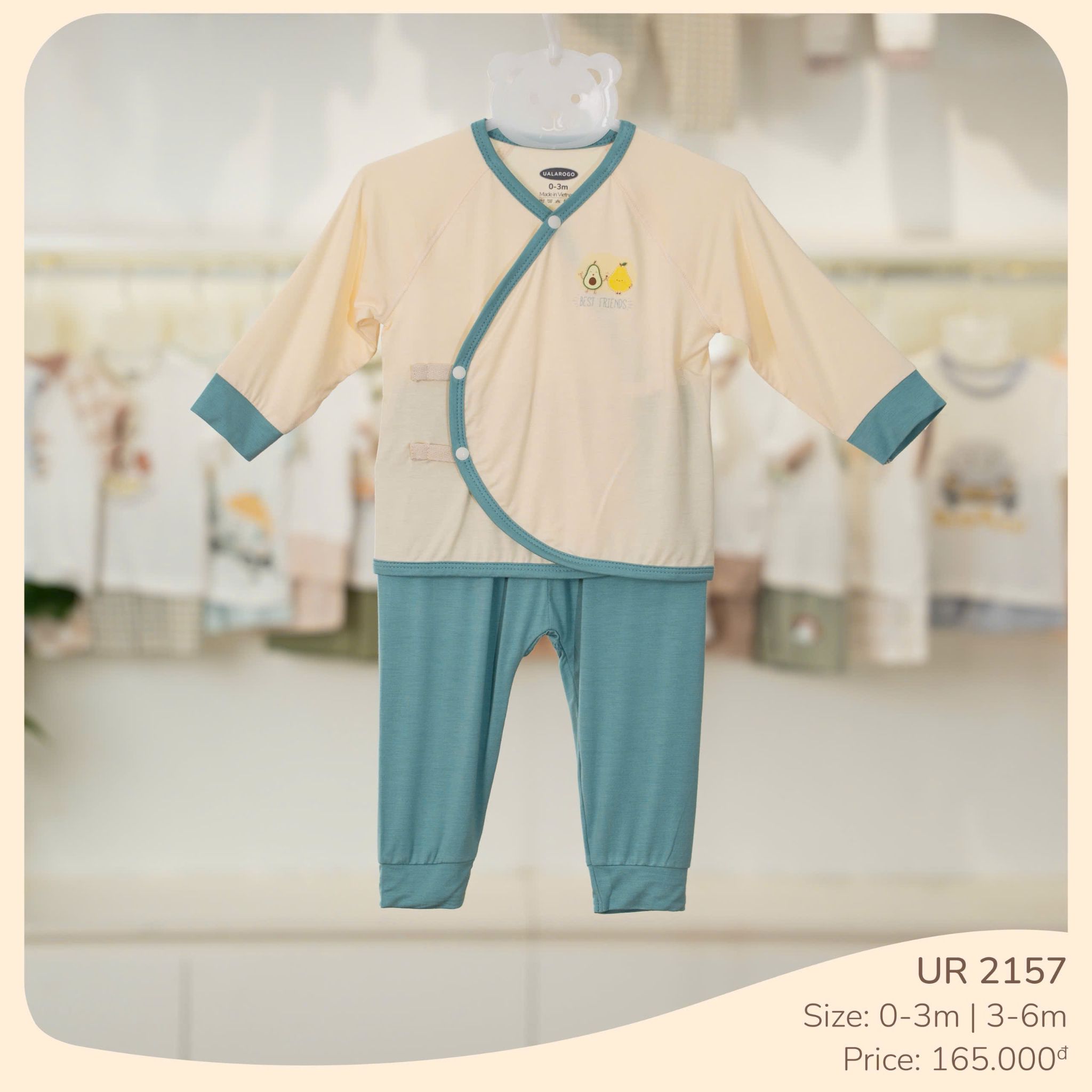  Bộ Sơ Sinh Cài Chéo UR 2157 