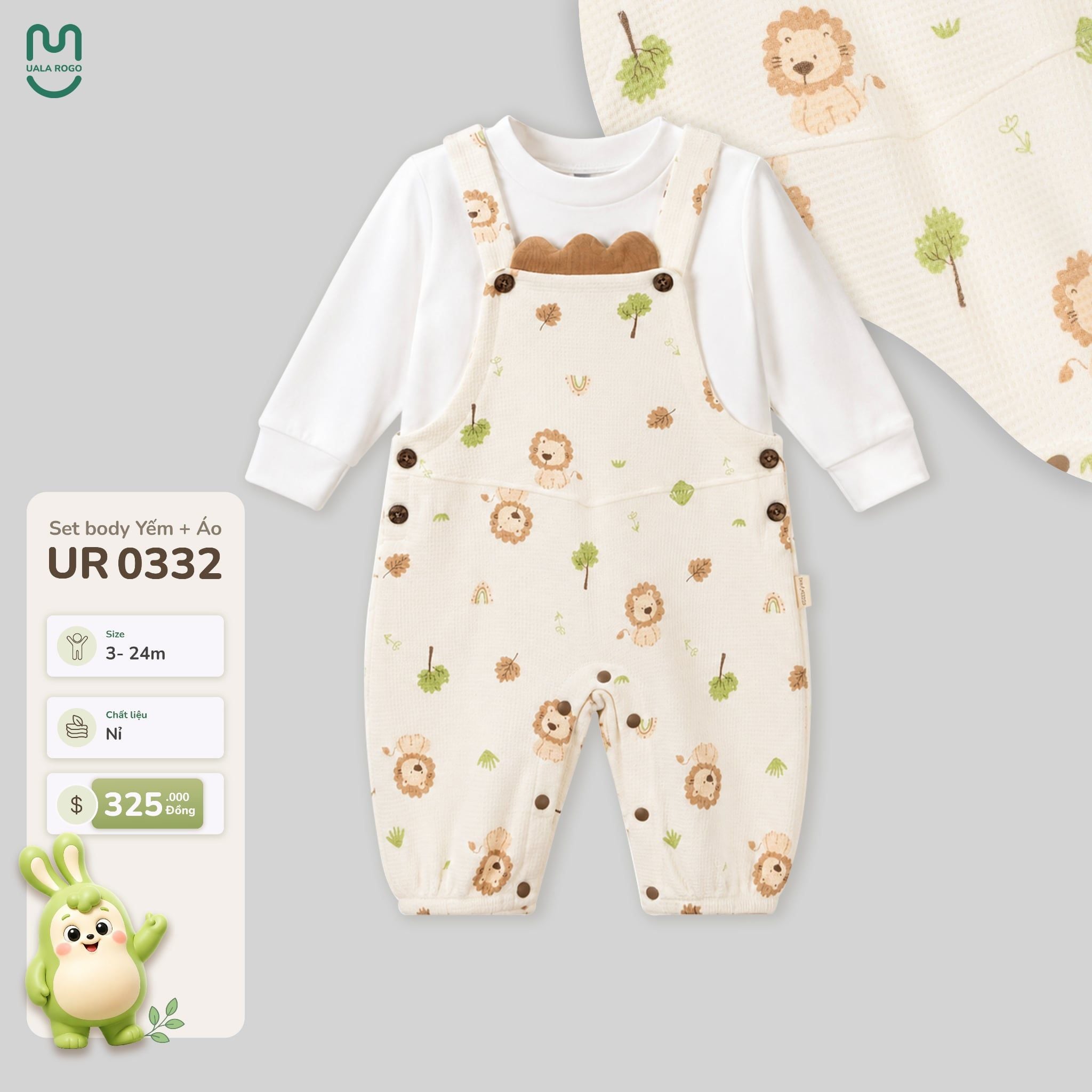  Set body yếm áo UR 0332 