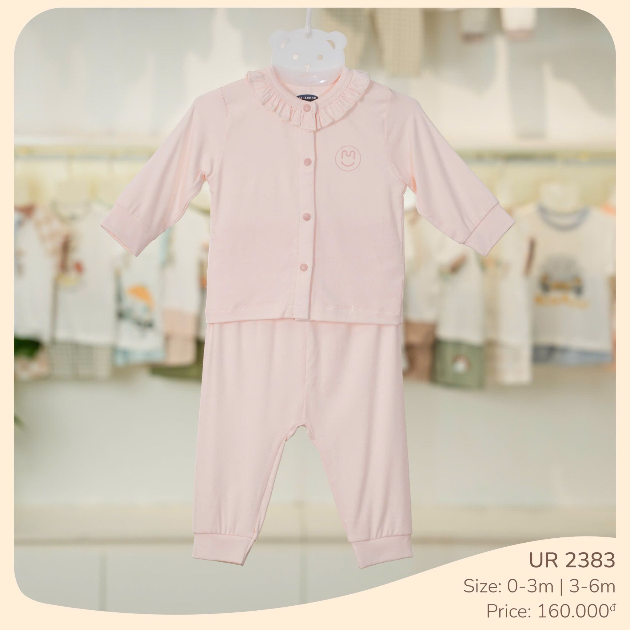  Bộ Dài Tay Sơ Sinh 2383 
