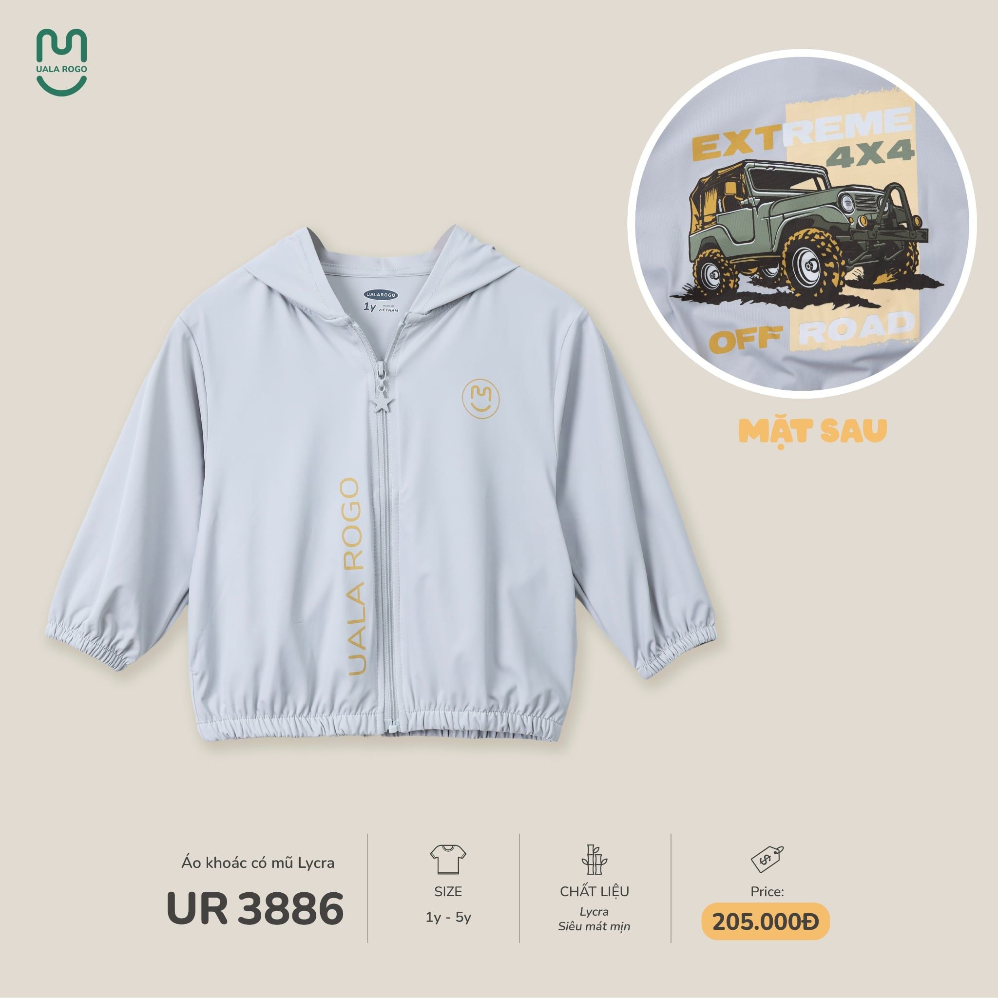  Áo khoác Lycra UR 3886 
