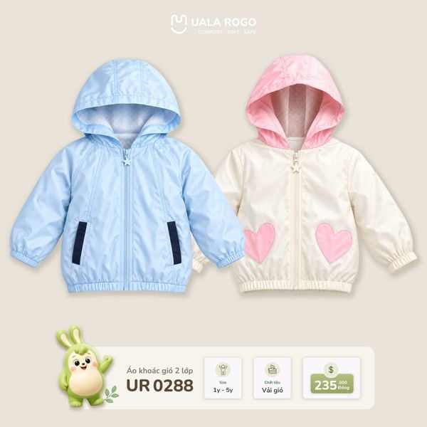  Áo khoác gió 2 lớp UR 0288 