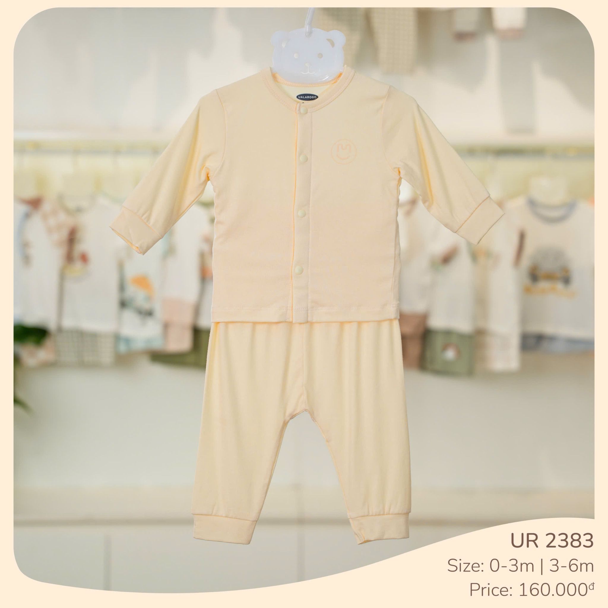  Bộ Dài Tay Sơ Sinh 2383 