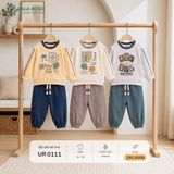  Bộ dài bé trai Nỉ da cá UR 0111 