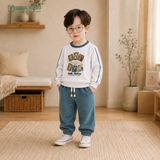  Bộ dài bé trai Nỉ da cá UR 0111 