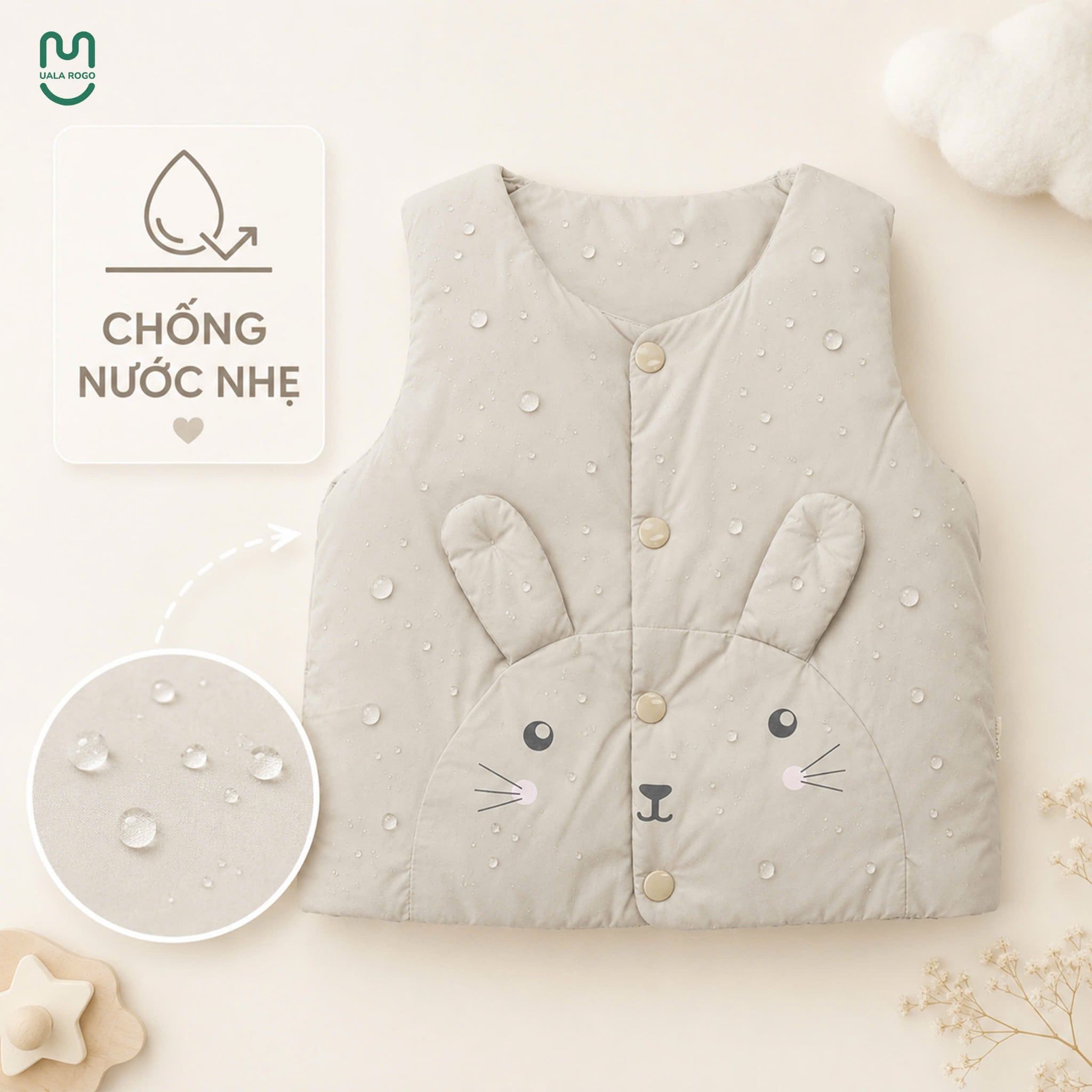  Áo gile phao Bun & Bear UR 708 