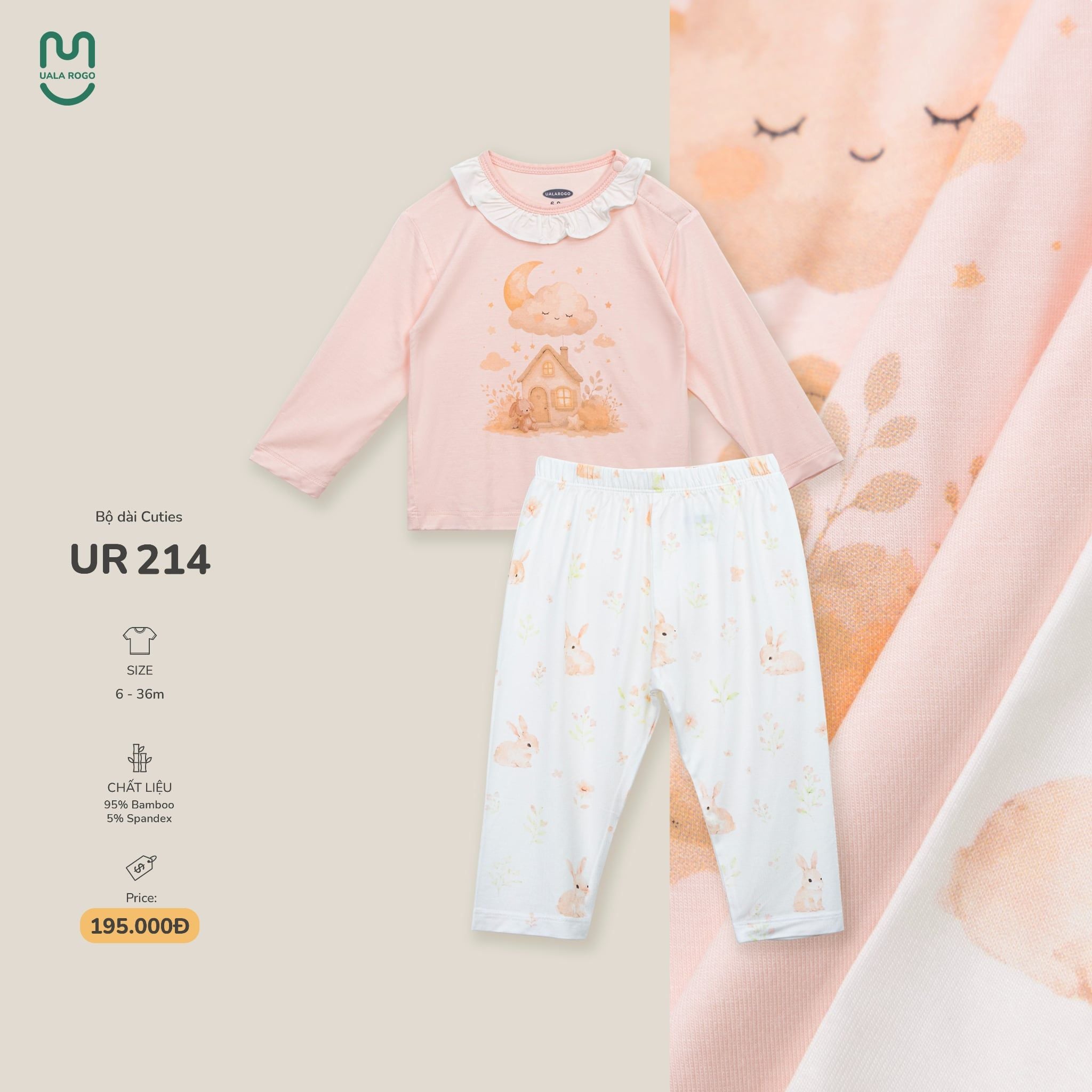  Bộ dài cuties UR 214 