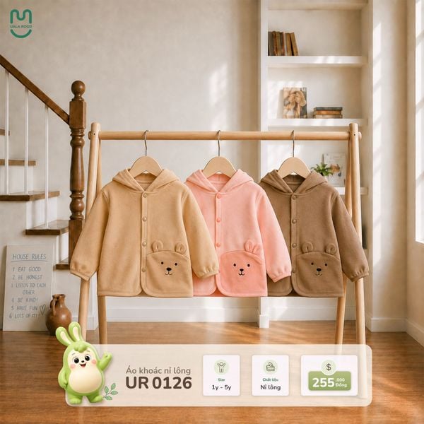  Áo khoác nỉ lông UR 0126 