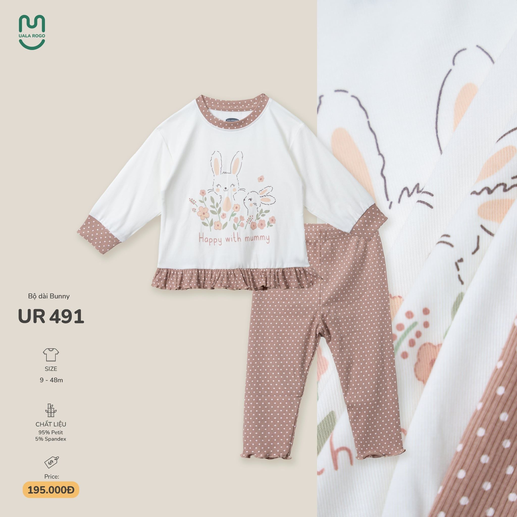  Bộ dài Bunny UR 491 