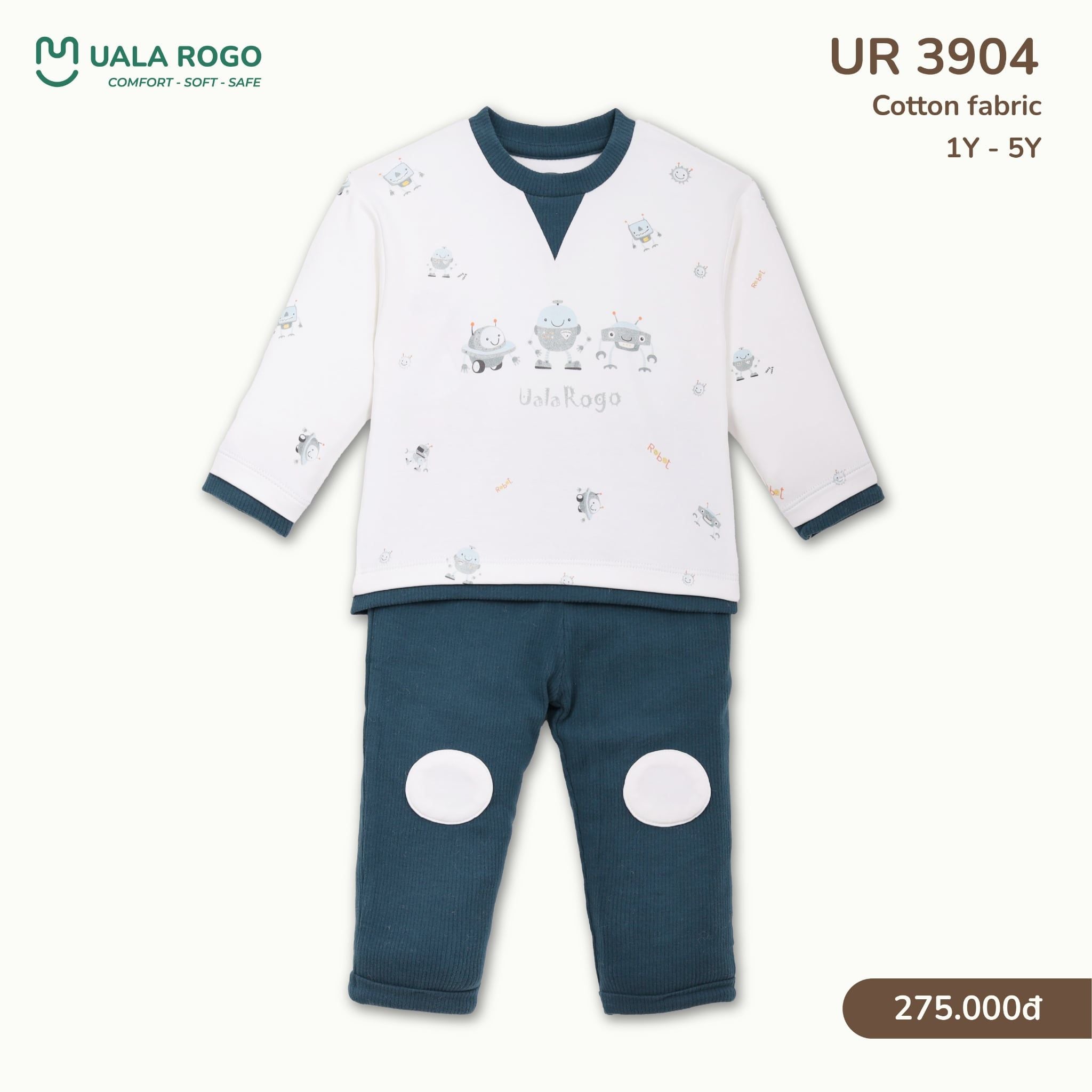  Bộ Dài Tay Họa Tiết Cho Bé UR 3904 