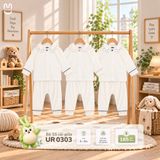  Bộ sơ sinh dài tay cài giữa cổ sen Uala Rogo UR 0303 