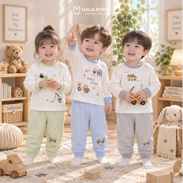 Bộ cài vai dài Baby Truck Uala Rogo UR 0367 