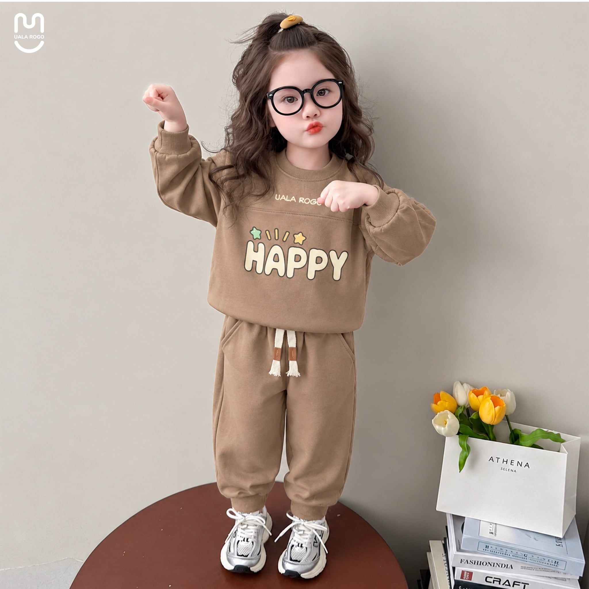  Bộ nỉ cào lông dài tay Funny Uala Rogo UR 0504 