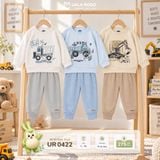  Bộ nỉ cào lông dài tay Baby Truck Uala Rogo UR 0422 