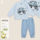  Bộ nỉ cào lông dài tay Baby Truck Uala Rogo UR 0422 