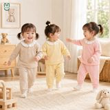  Bộ dài Petit cổ sen bèo bé gái Uala Rogo UR 0175 