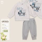  Bộ nỉ cào lông dài tay Baby Truck Uala Rogo UR 0422 
