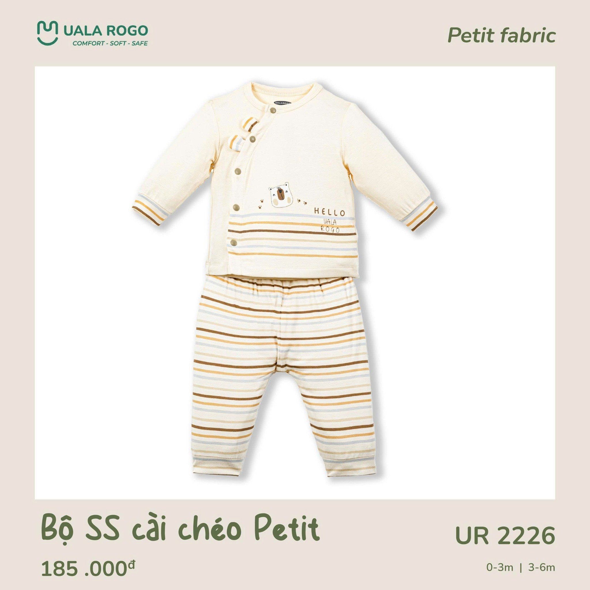  Bộ Sơ Sinh Cài Chéo Petit UR 2226 