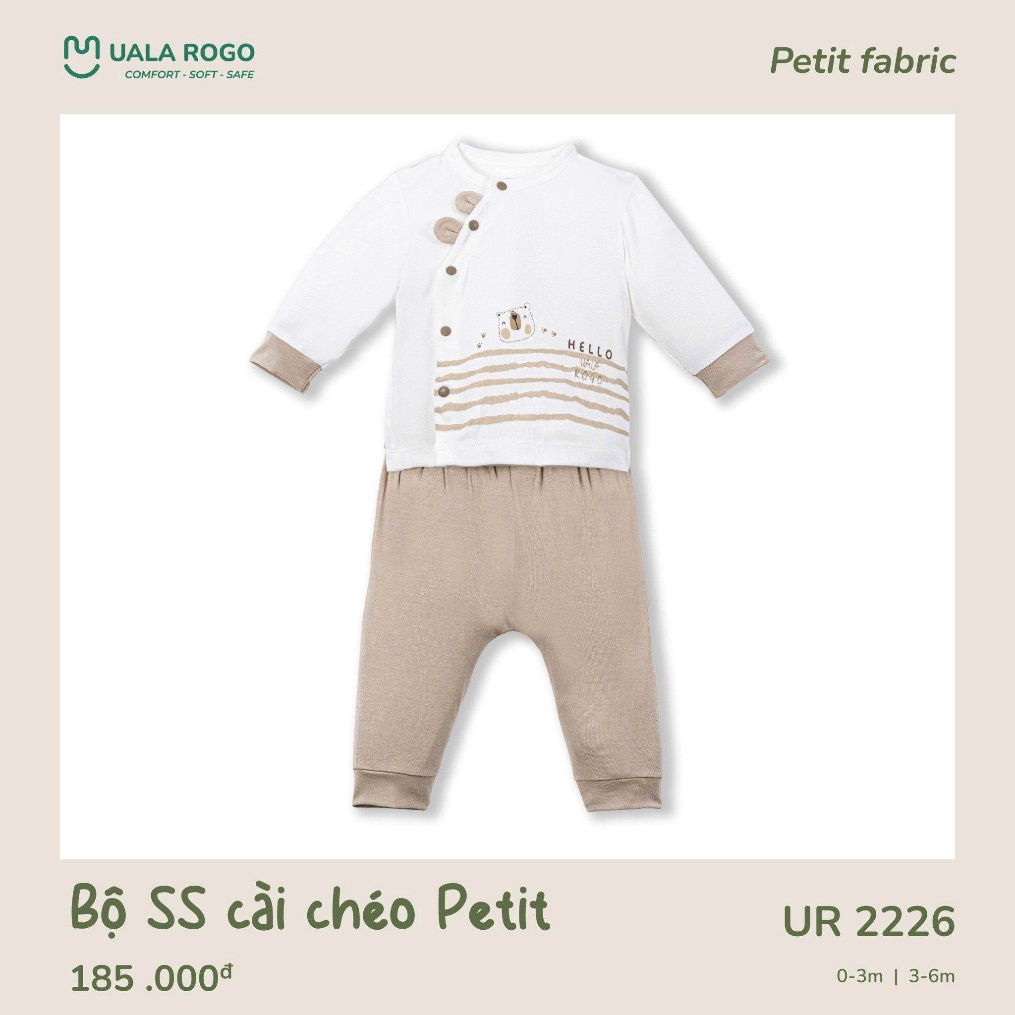  Bộ Sơ Sinh Cài Chéo Petit UR 2226 