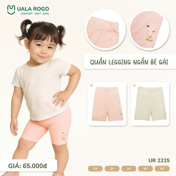  Quần Legging Ngắn Bé Gái UR 2225 