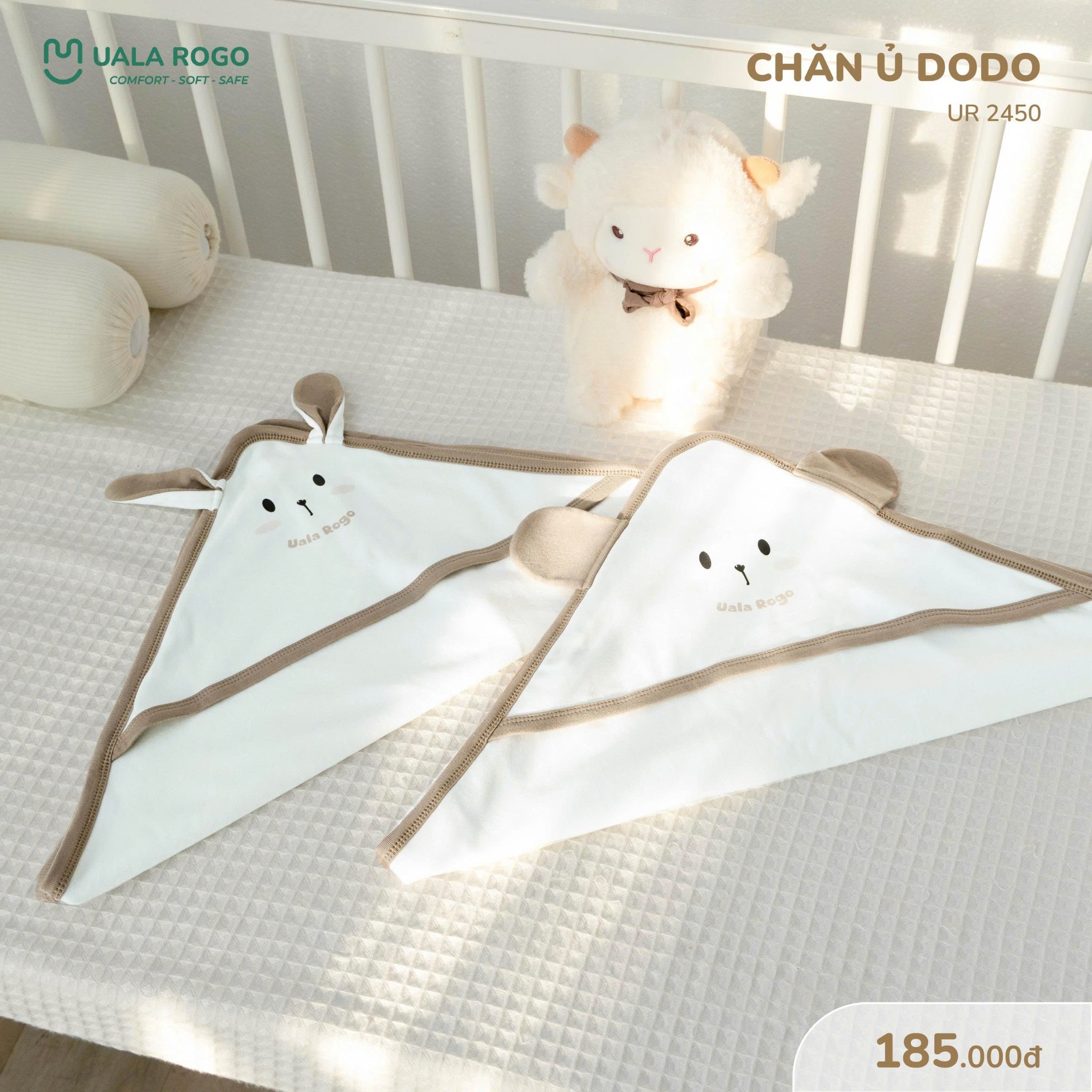 Chăn Ủ DoDo Tai Thỏ UR 2450