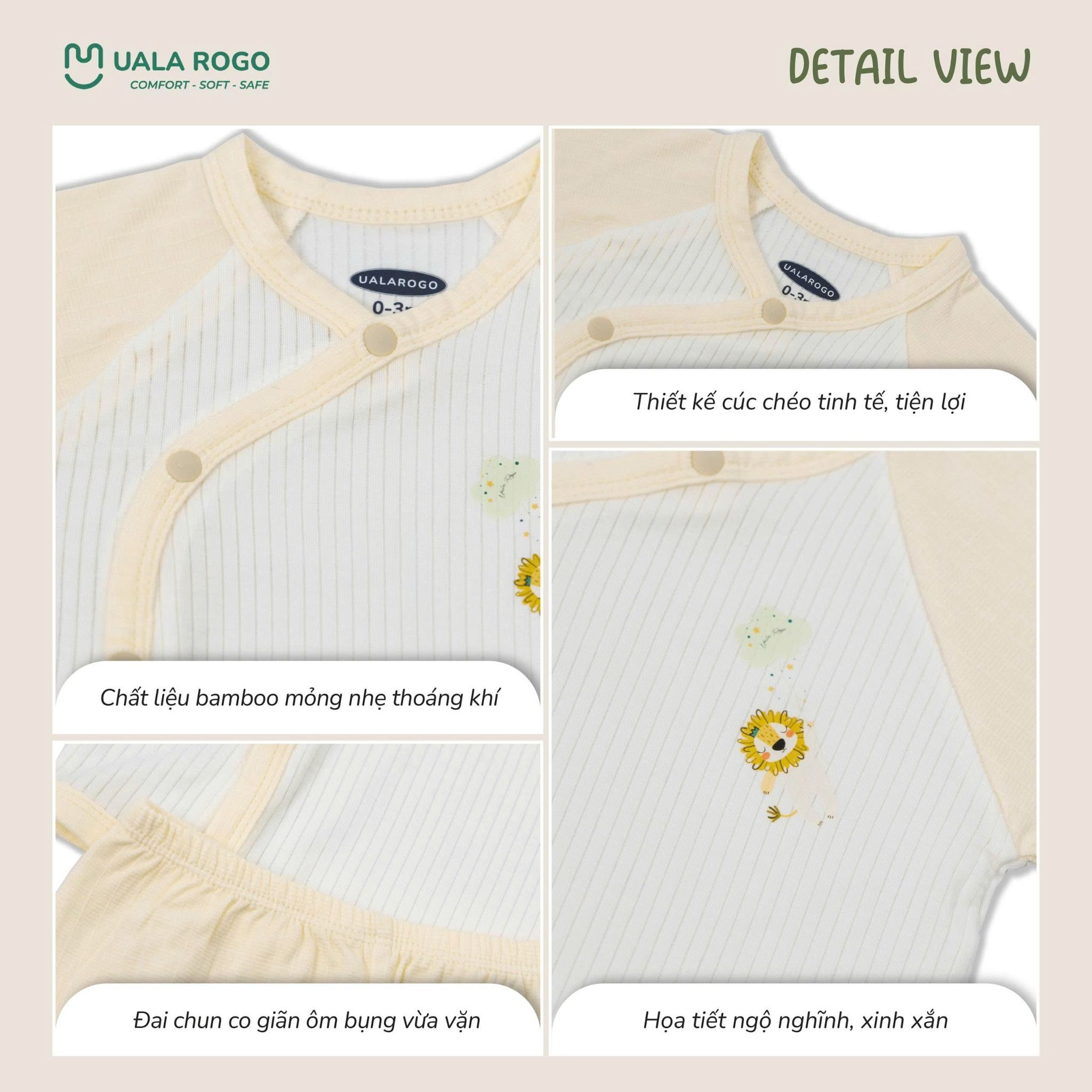  Bộ Sơ Sinh Bamboo UR 2187 