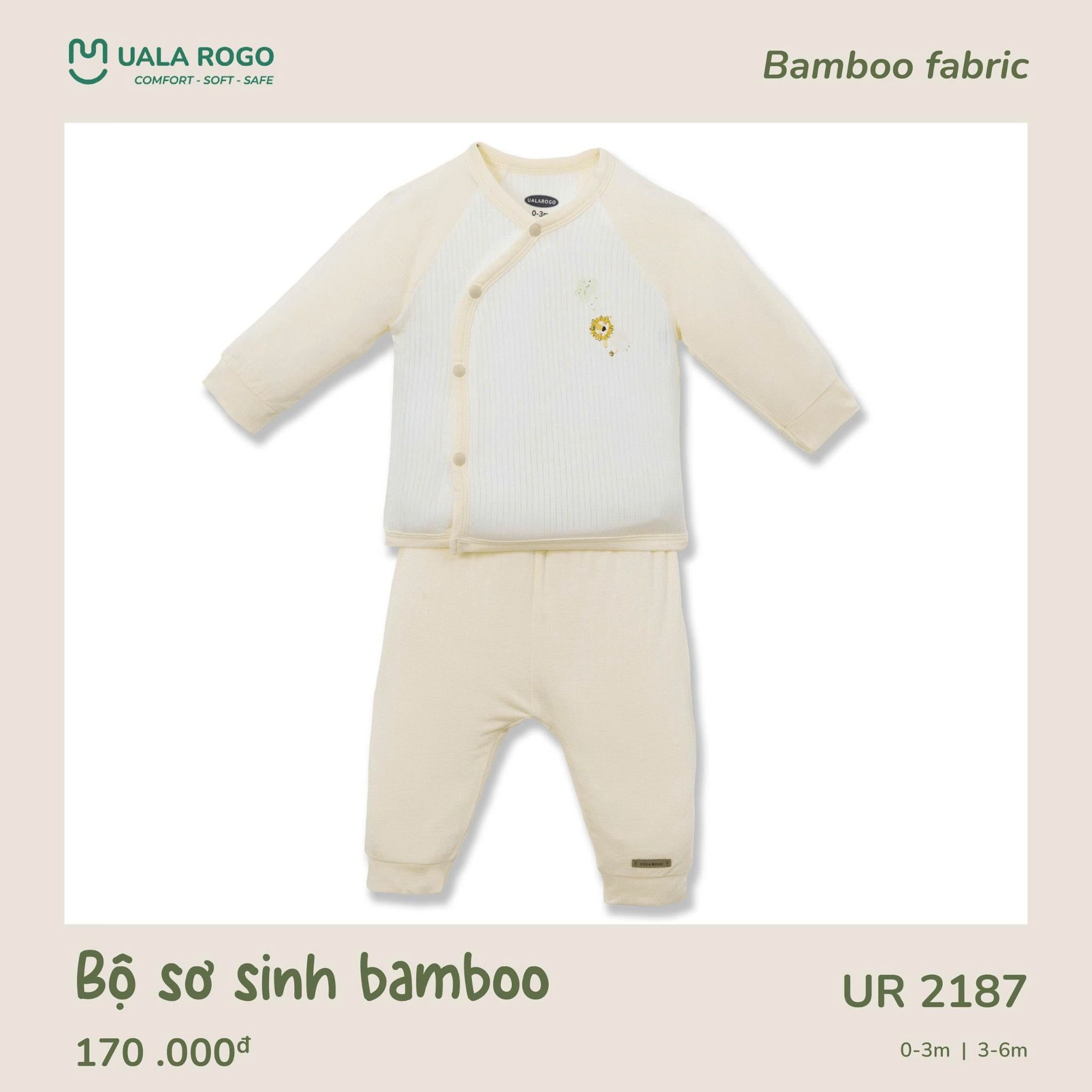  Bộ Sơ Sinh Bamboo UR 2187 