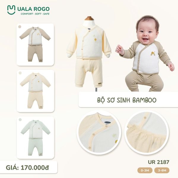  Bộ Sơ Sinh Bamboo UR 2187 