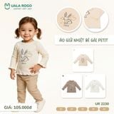  Áo Giữ Nhiệt Bé Gái Petit UR 2230 