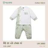  Bộ Sơ Sinh Cài Chéo Nỉ UR 3880 