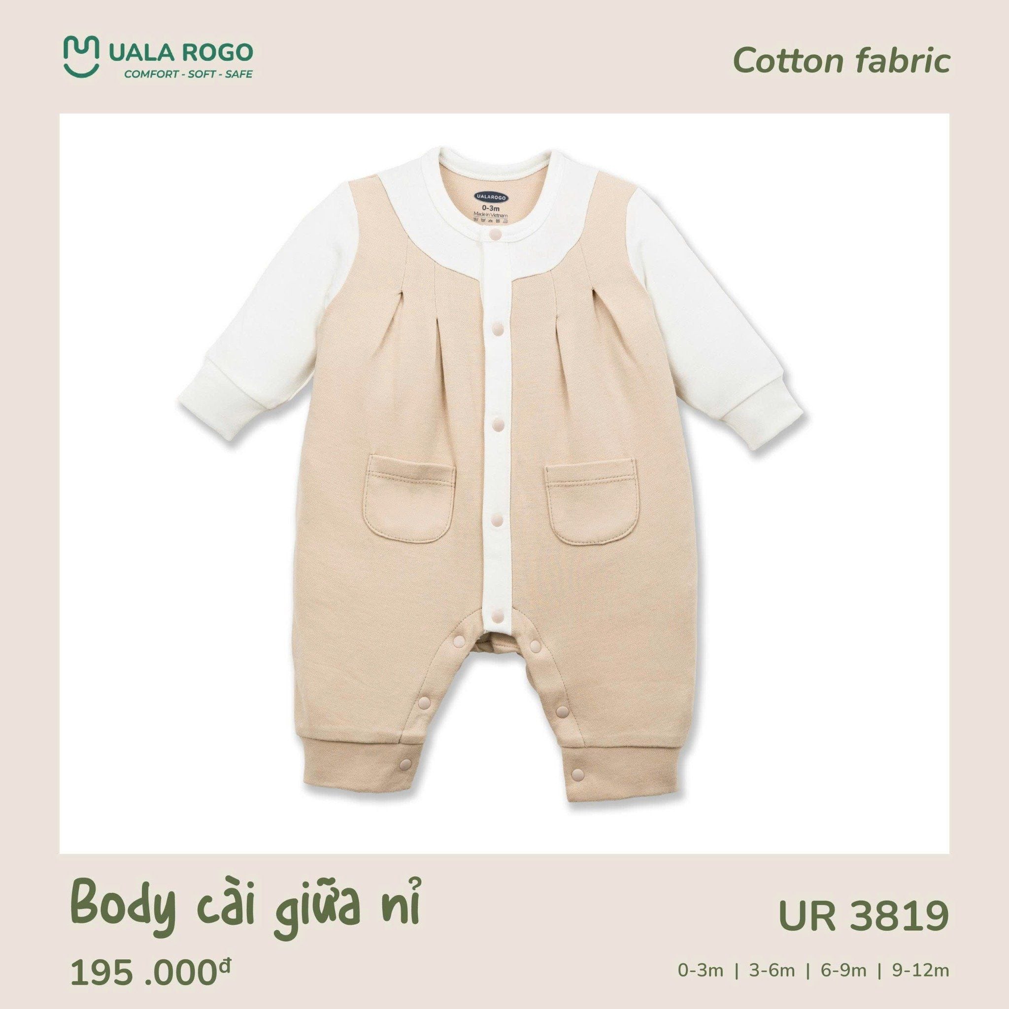  Body Cài Giữa Nỉ UR 3819 