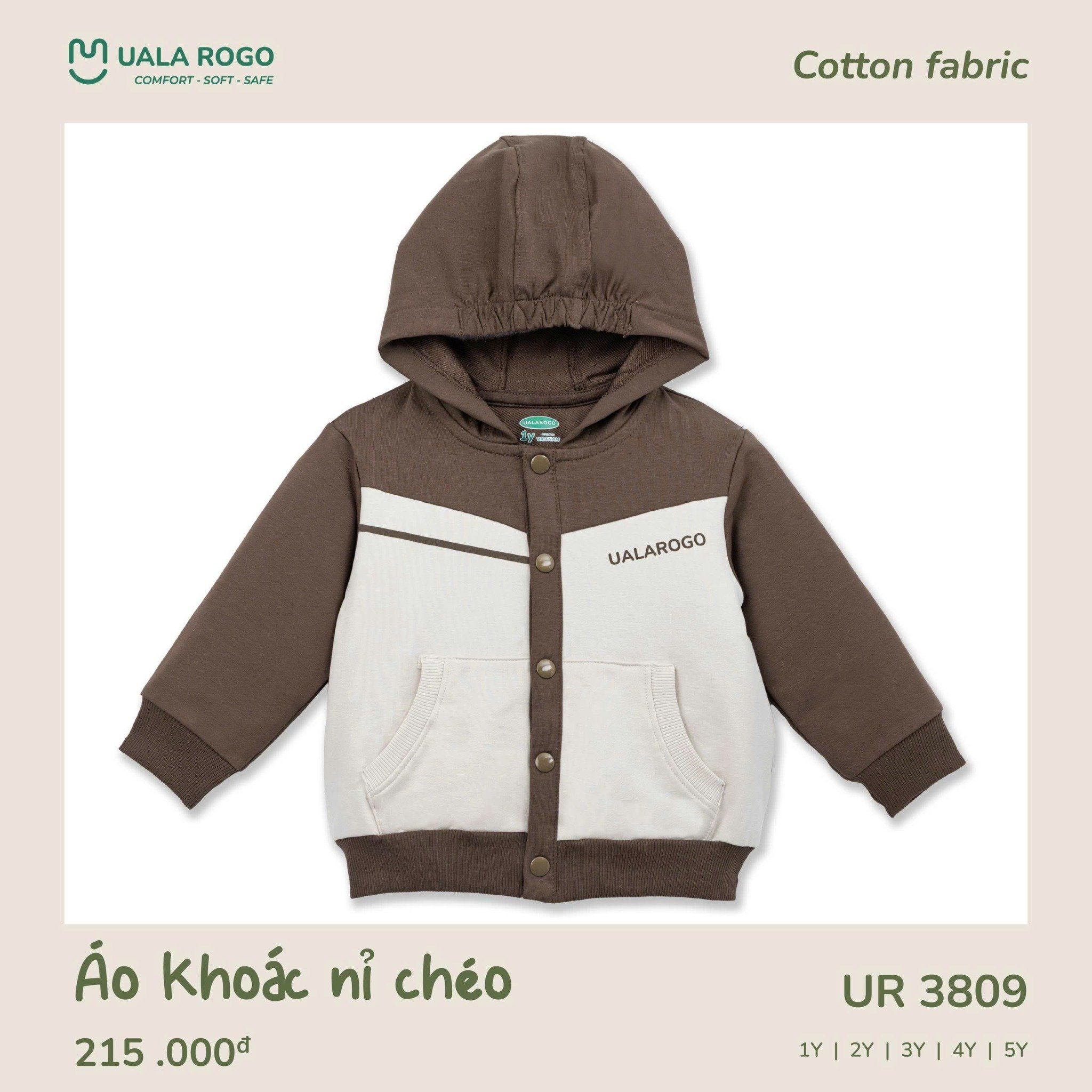  Áo Khoác Nỉ Chéo UR 3809 