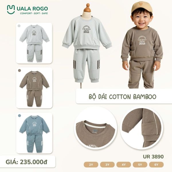  Bộ Dài Cotton Bamboo UR 3890 