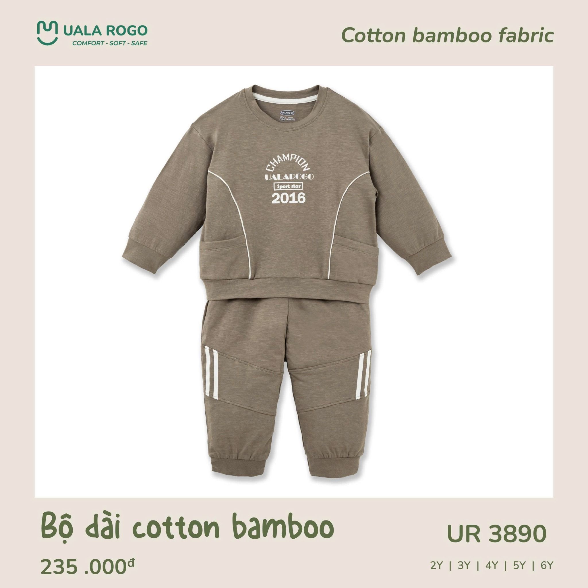  Bộ Dài Cotton Bamboo UR 3890 