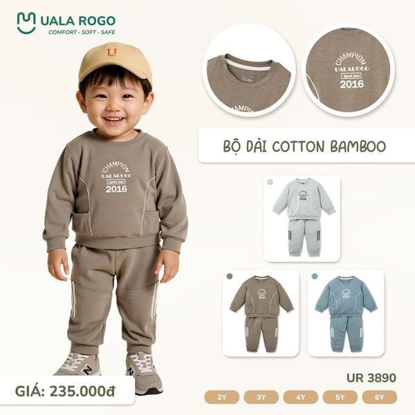  Bộ Dài Cotton Bamboo UR 3890 