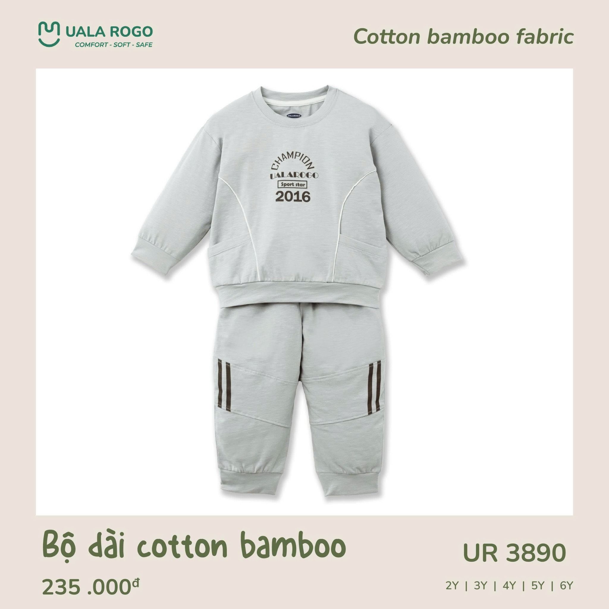  Bộ Dài Cotton Bamboo UR 3890 