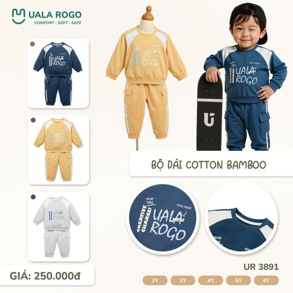  Bộ Dài Cotton Bamboo UR 3891 