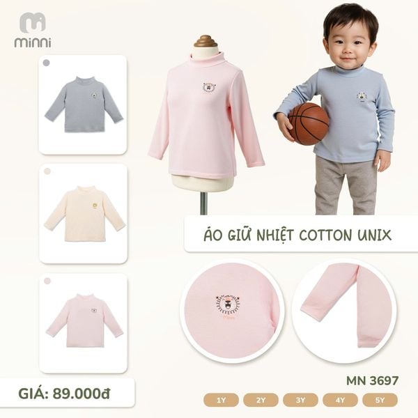  Áo Giữ Nhiệt Cotton Unix MN 3697 