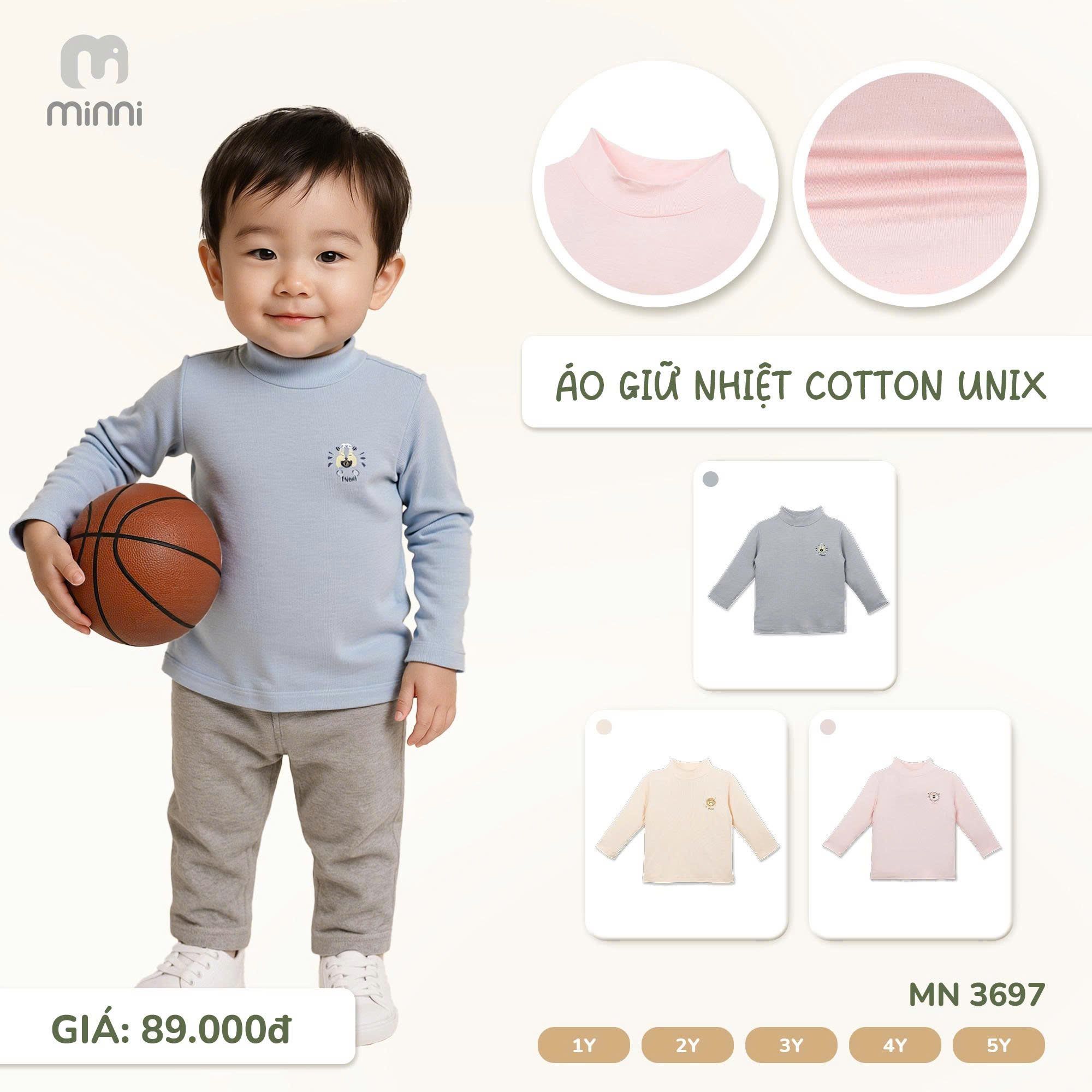  Áo Giữ Nhiệt Cotton Unix MN 3697 