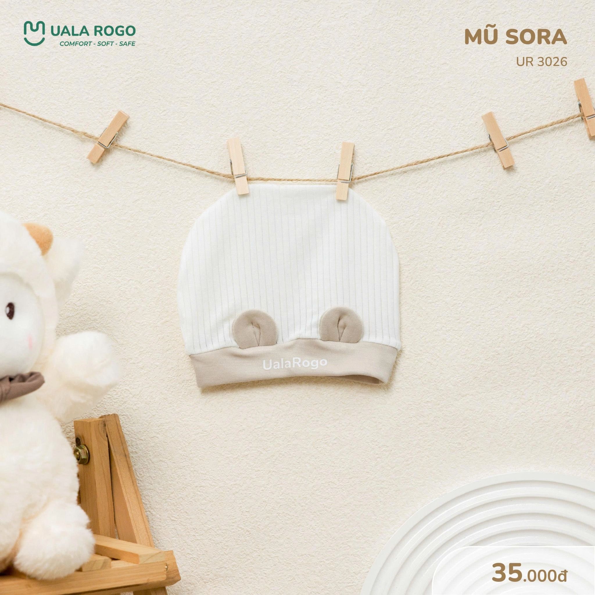 Mũ Sơ Sinh SORA UR 3026 
