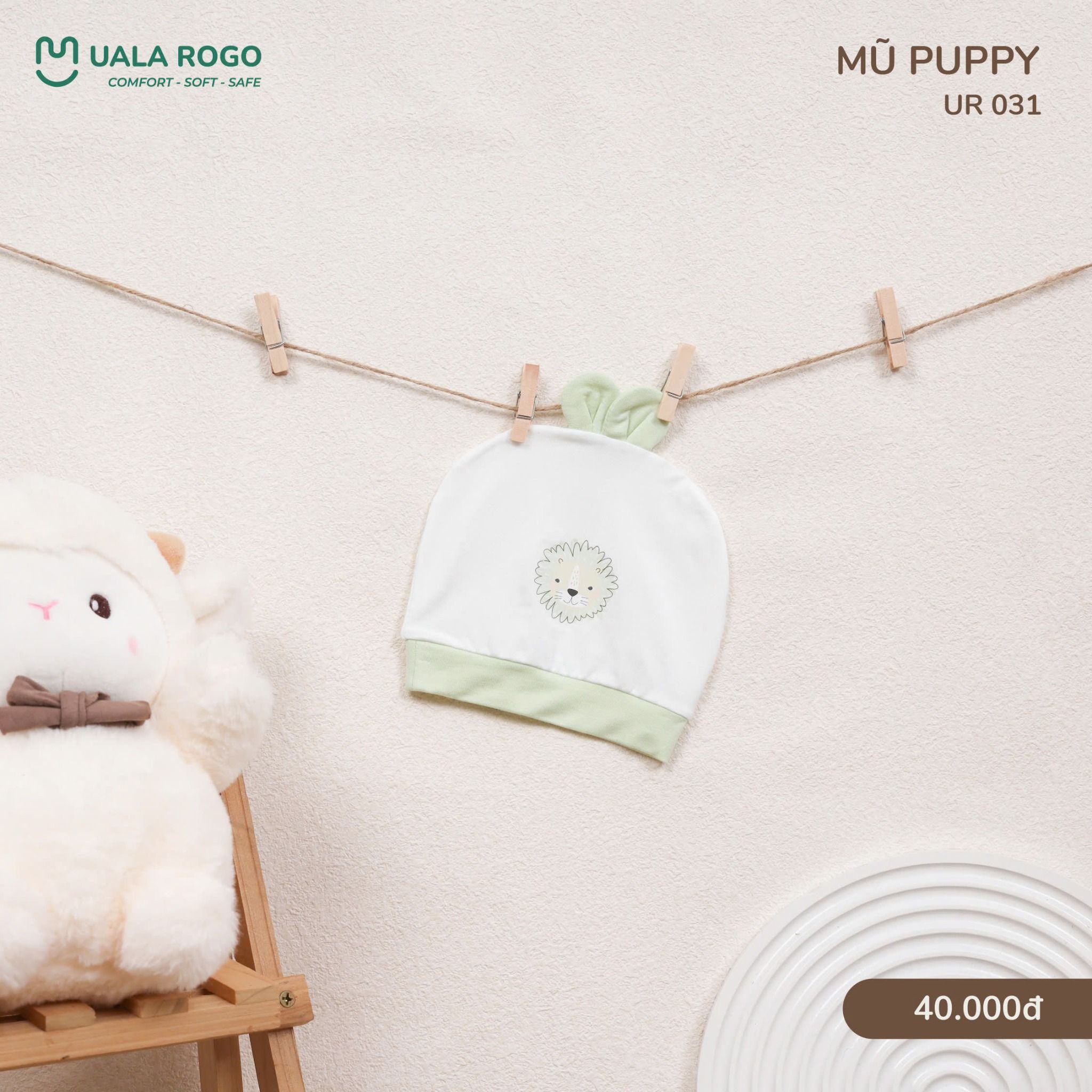  Mũ Sơ Sinh Puppy UR 031 