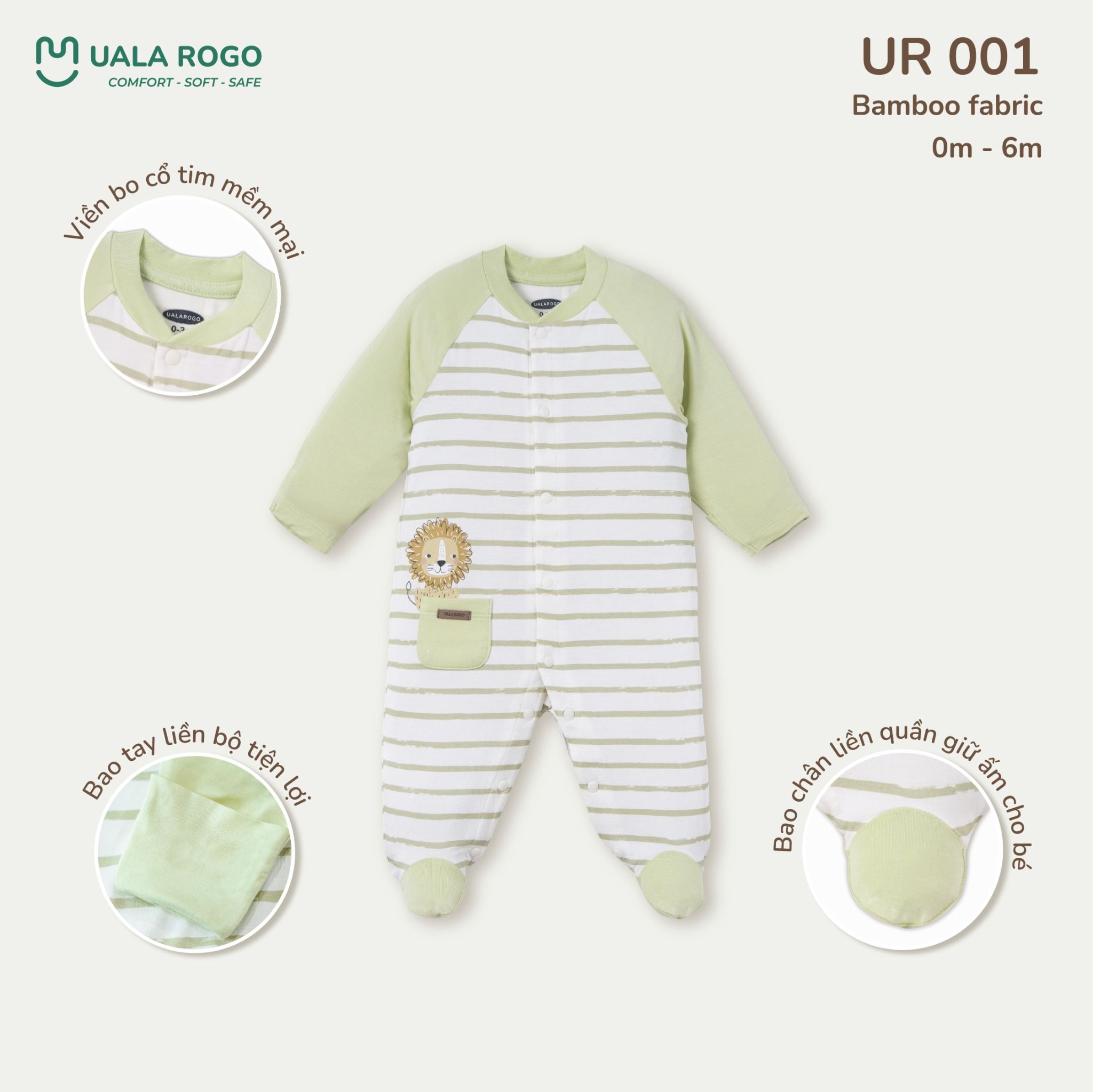  Bộ Sơ Sinh Bamboo UR 001 