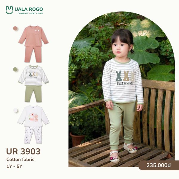  Bộ Dài Tay Chất Liệu Cotton UR 3903 