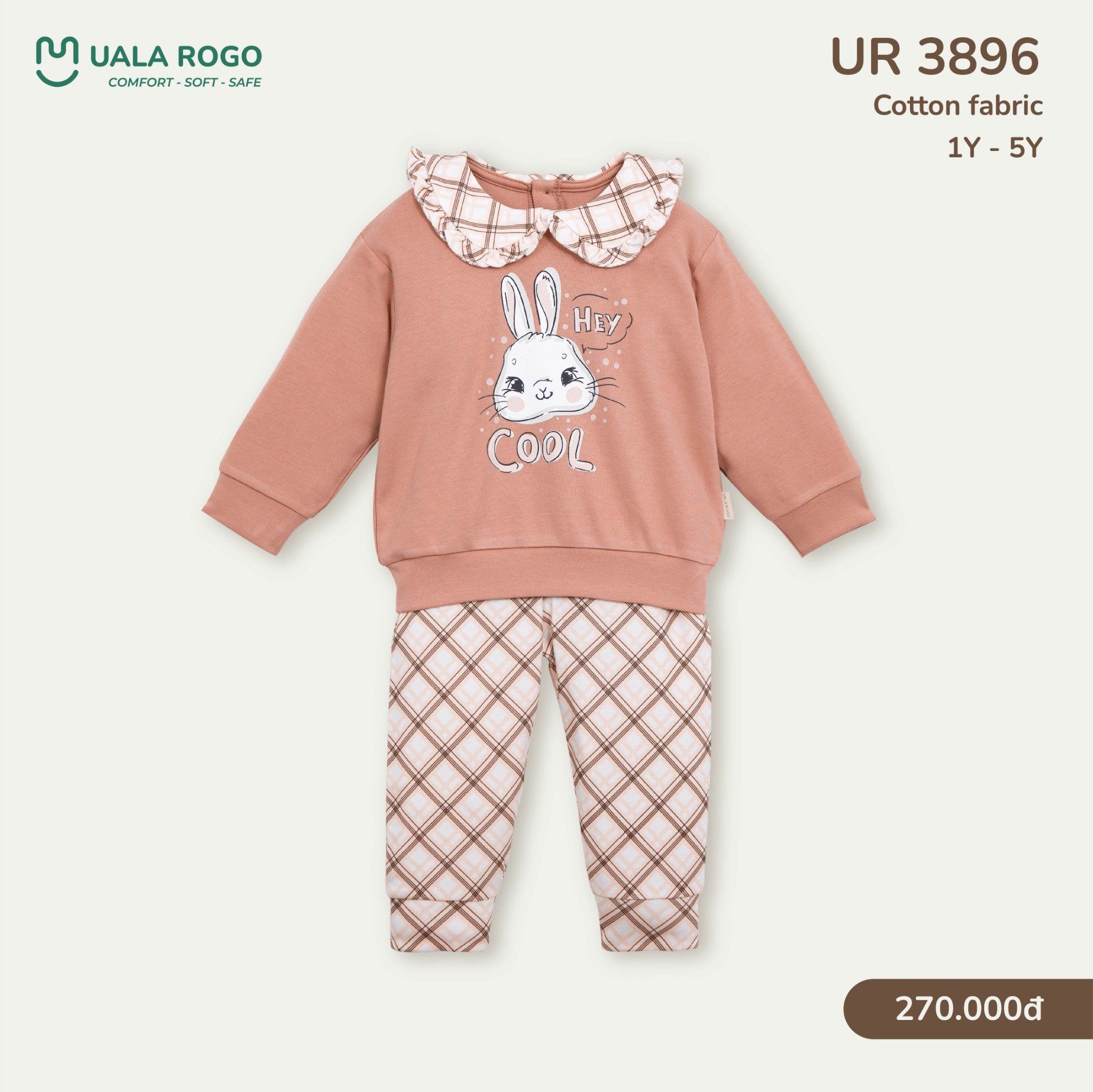  Bộ Dài Cho Bé Gái Chất Liệu Cotton UR 3896 
